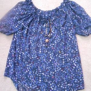 Moda International Womens SS Tunic Top Size L GC